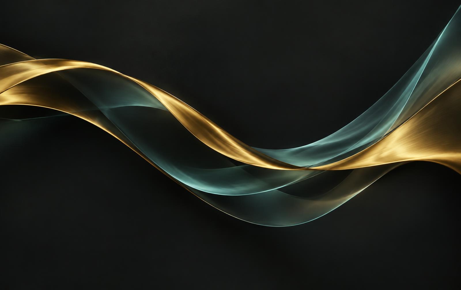 Abstract dark silk folds